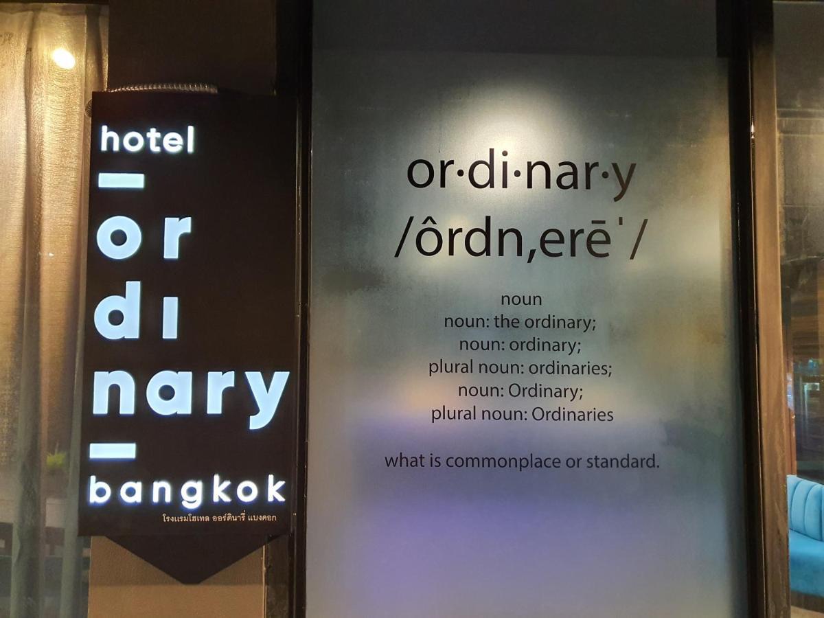 Hotel Ordinary Bangkok Buitenkant foto